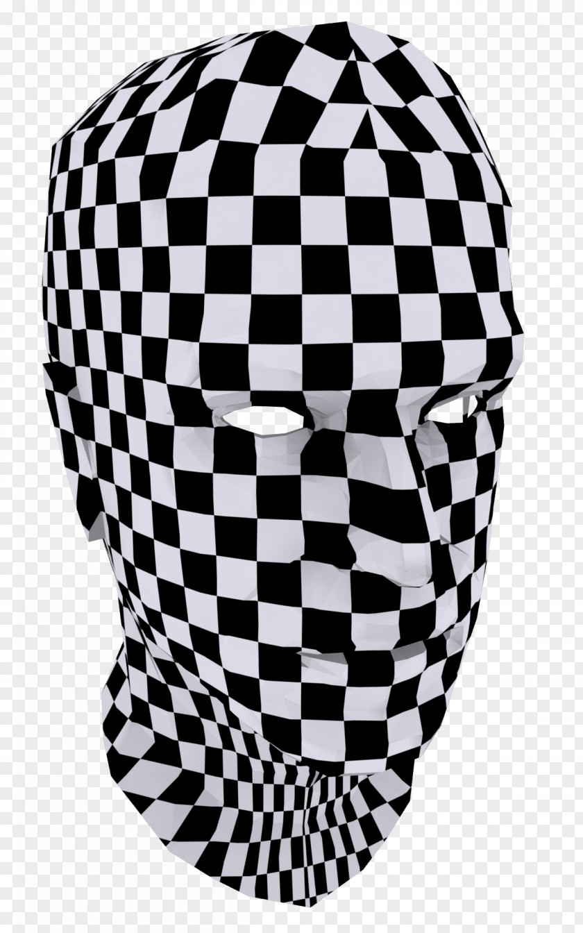 Face Mask Blackandwhite Cartoon PNG