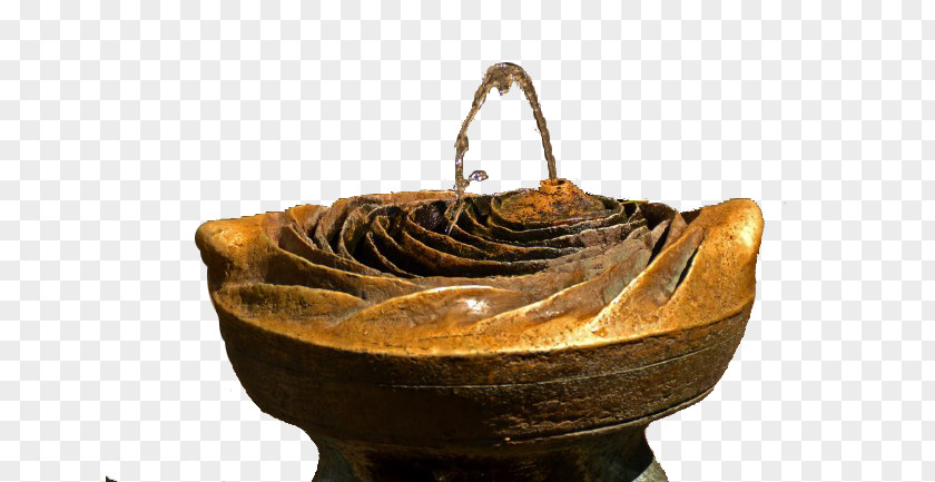 Rose Shape Of The Water Table Well Drinking Fountain PNG
