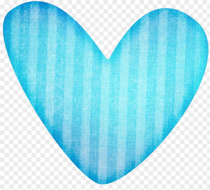 Aqua Heart Turquoise Teal Azure PNG