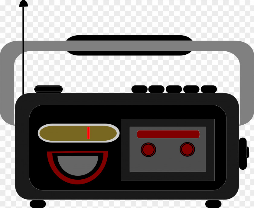 Audiotape Compact Cassette Radio Magnetic Tape Clip Art PNG