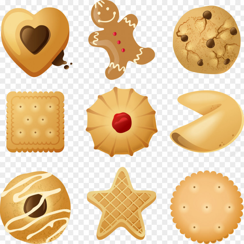 Creative Pastry Picture Material,Biscuit Fortune Cookie Biscuit Clip Art PNG