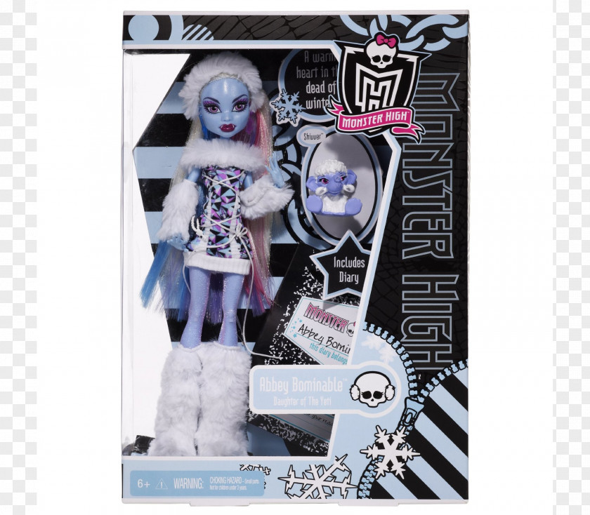 Doll Monster High Abbey Bominable Clawdeen Wolf Nefera De Nile Frankie Stein PNG