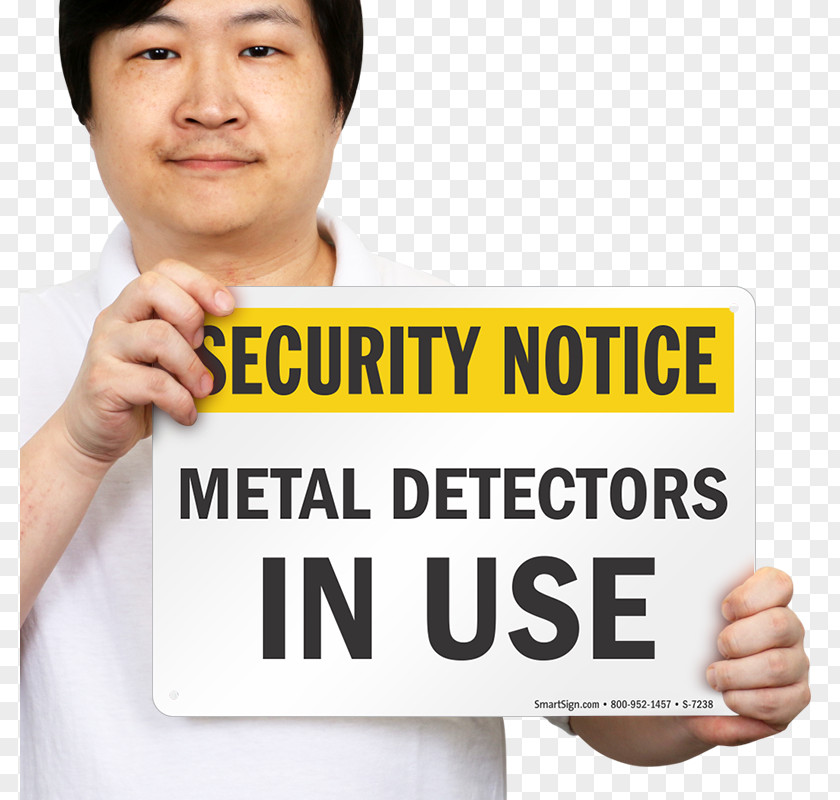 Security Notice Smile Video Surveillance In Use On These Premises Sign Thumb Brand Product Font PNG