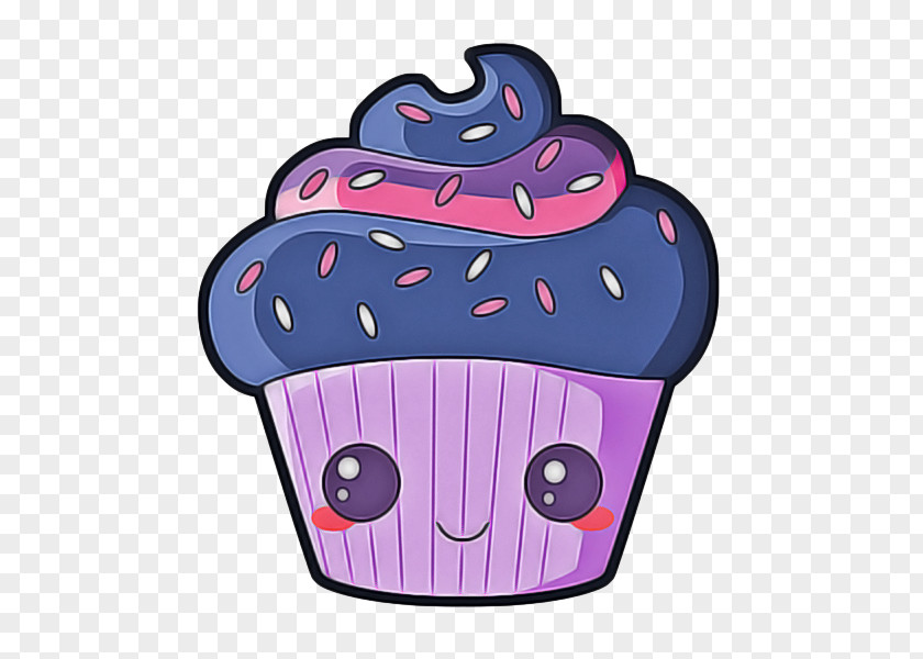 Cupcake Mushroom Cartoon Violet Purple Clip Art PNG