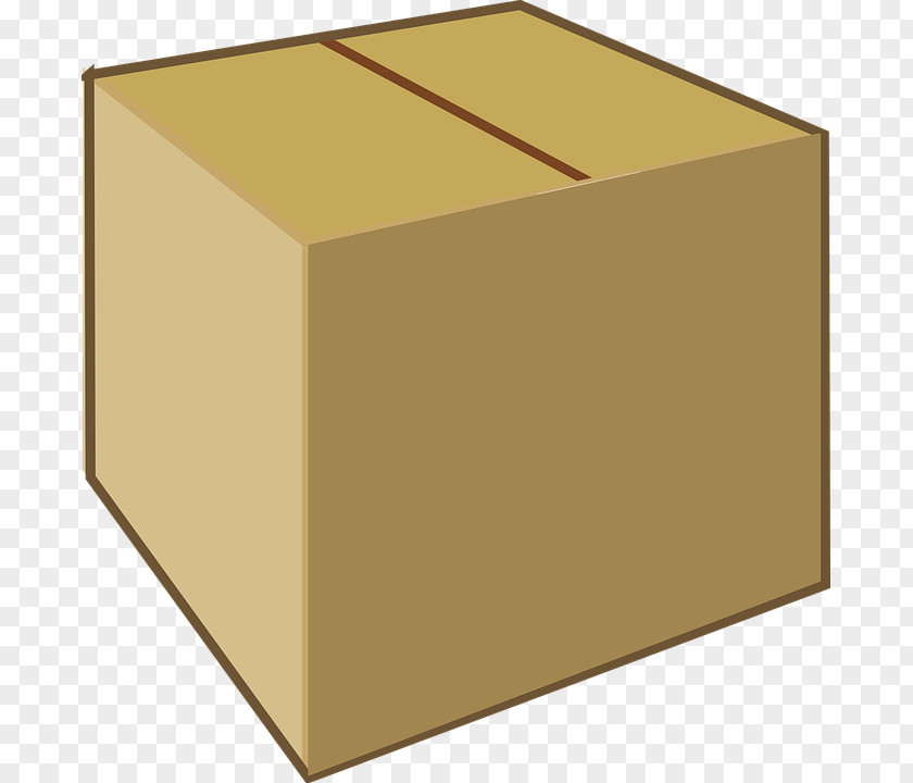 Box Cardboard Clip Art PNG