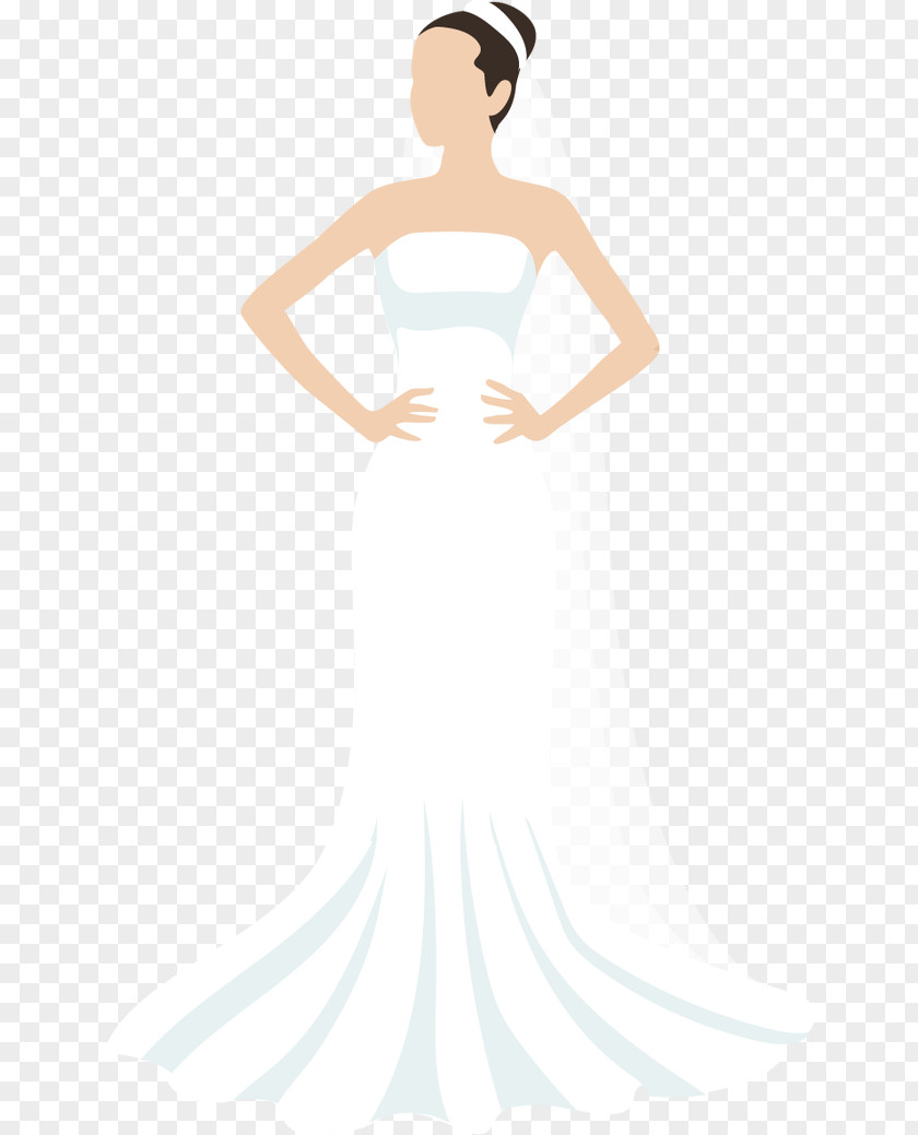 Bride,Wedding Dress Wedding Bride Formal Wear Illustration PNG