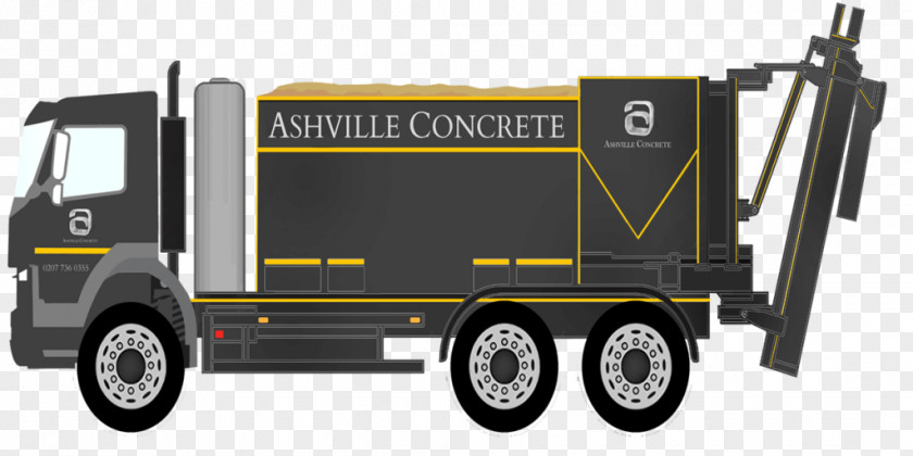 Concrete Truck Ashville Ready-mix Screed Pump PNG