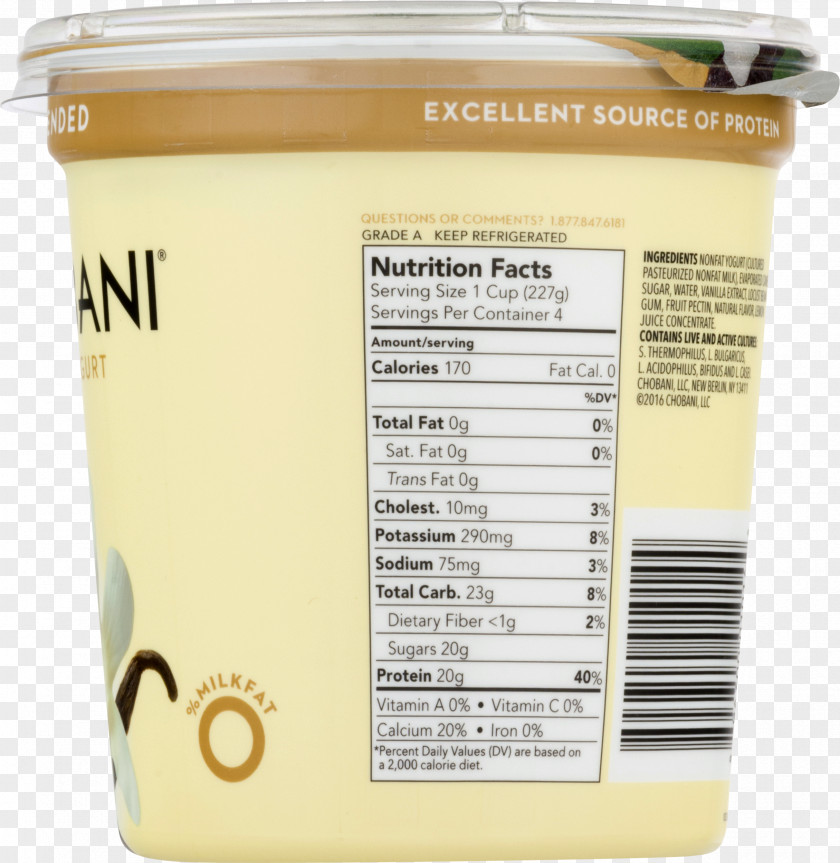 Milk Dairy Products Chobani Greek Yogurt PNG