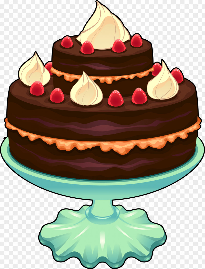 Vector Hand Painted Chocolate Cake Computer Mouse Cupcake Fruitcake PNG