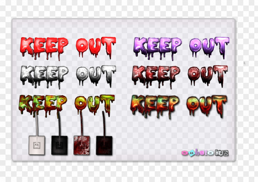 Call Out Bubble Keep Bloody Mood Fair Horror Cartoon PNG