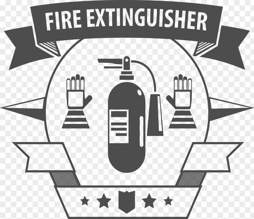 Cartoon Fire Extinguisher Logo Icon PNG
