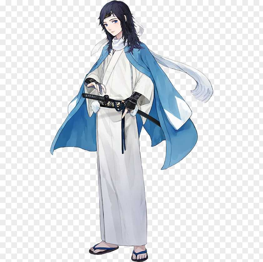 Cosplay Touken Ranbu Costume Clothing Wig PNG