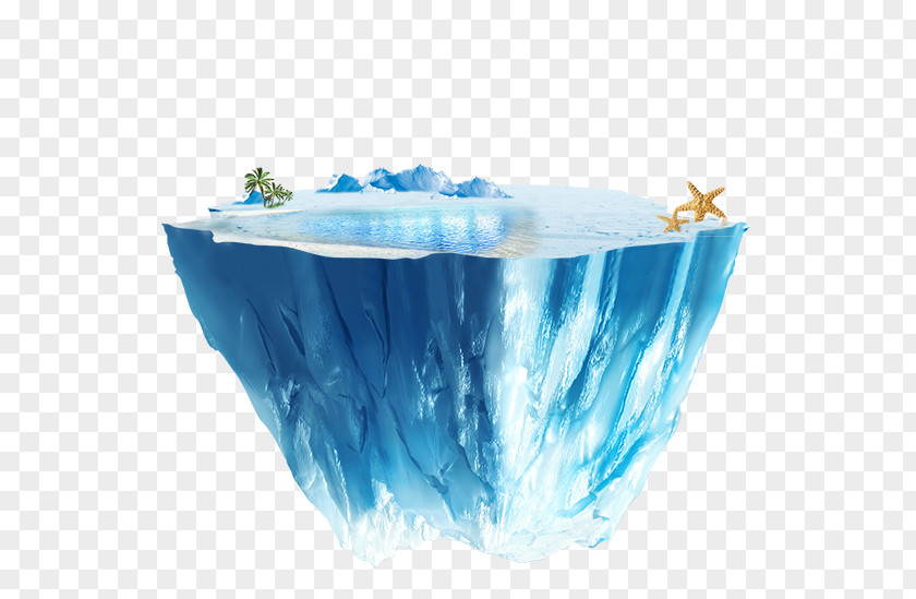Great Creative Iceberg Icon PNG