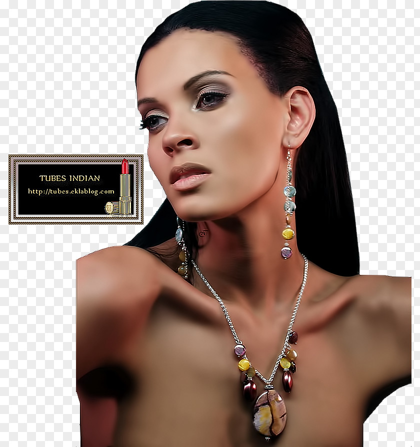 Necklace Earring Chin PNG