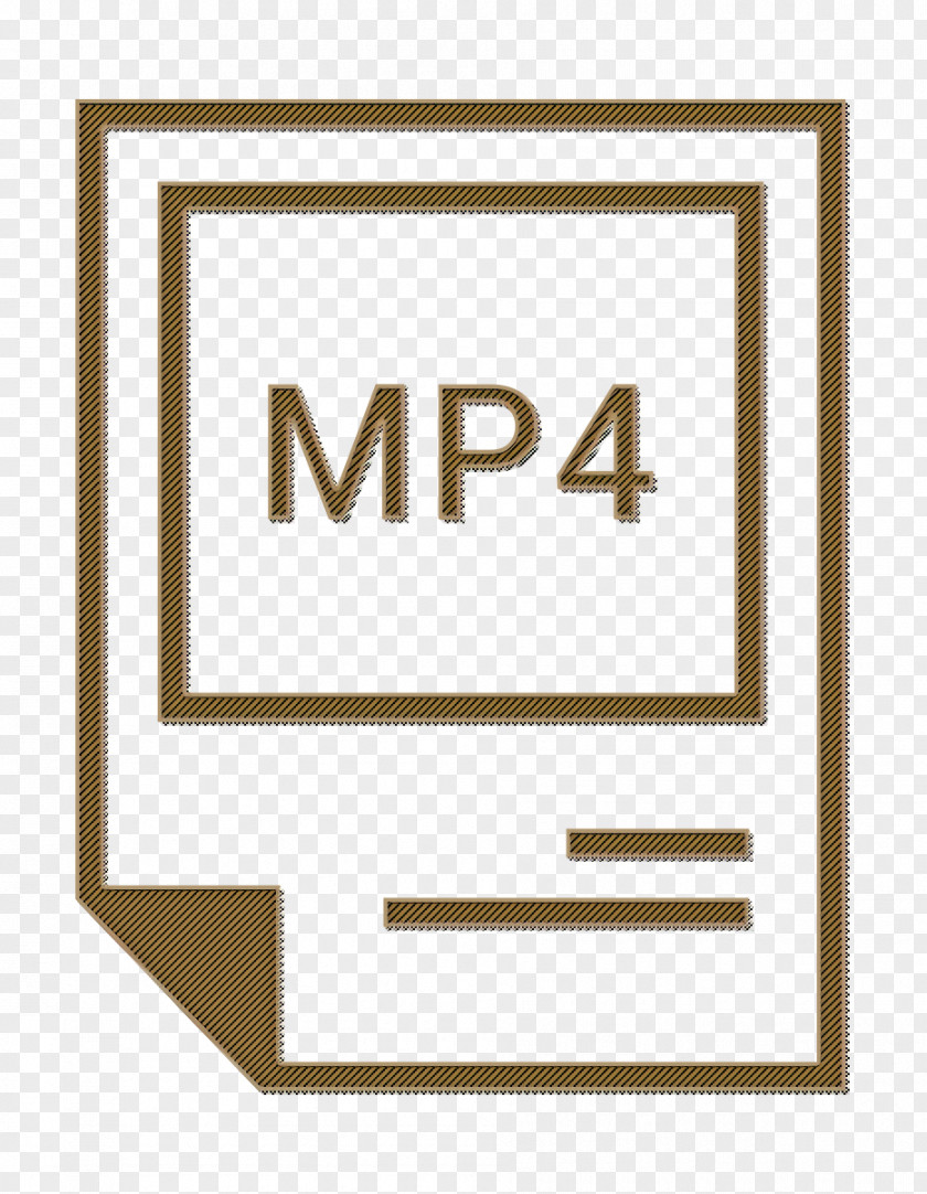 Rectangle Text Extention Icon File Mp4 PNG