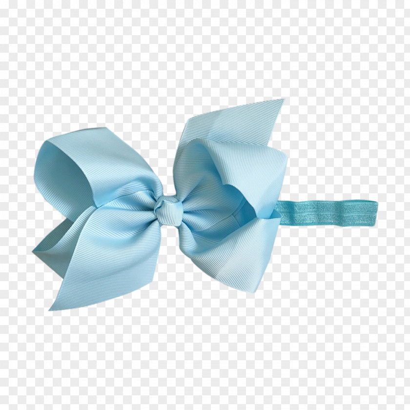 Ribbon Hair Tie Headband Powder Blue PNG