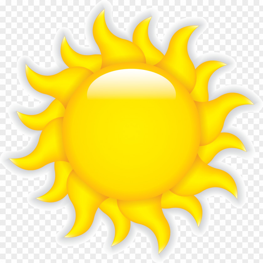 Yellow Simplicity Of The Sun Clip Art PNG