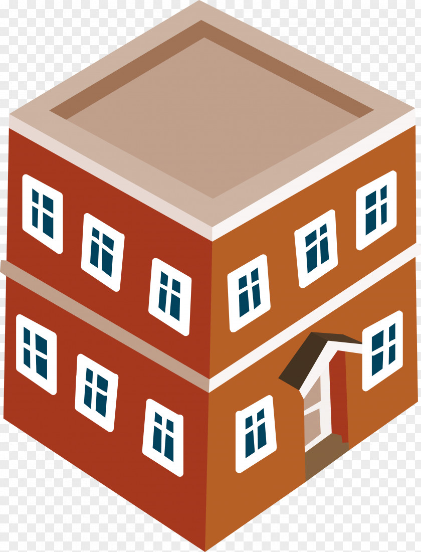 Cartoon Small Building Construction Architecture House PNG