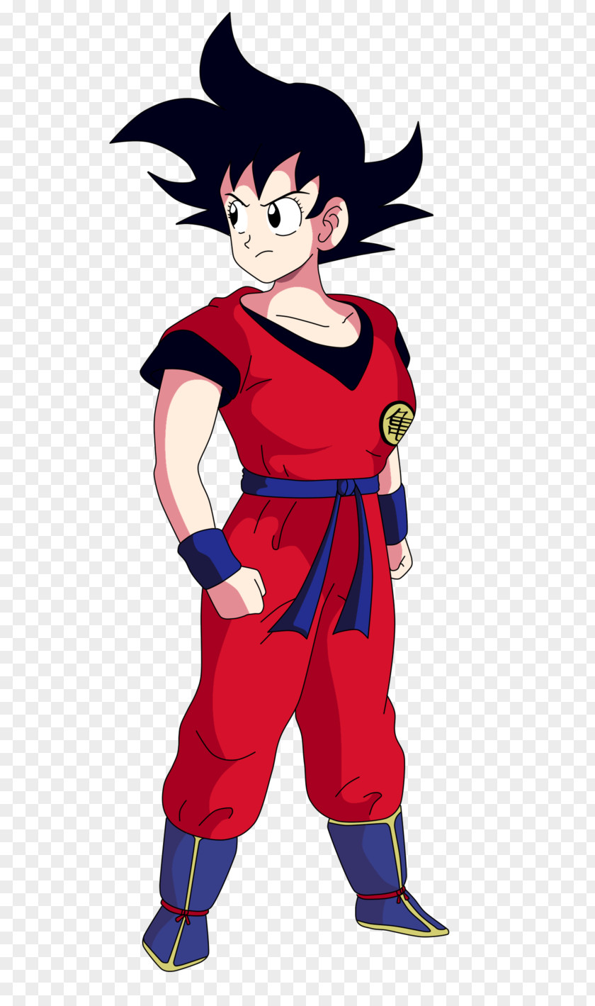 Female Goku Gohan Dragon Ball Art PNG