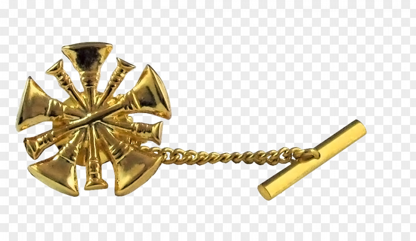 Gold Ship Tie Clip Pin Necktie Body Jewellery PNG