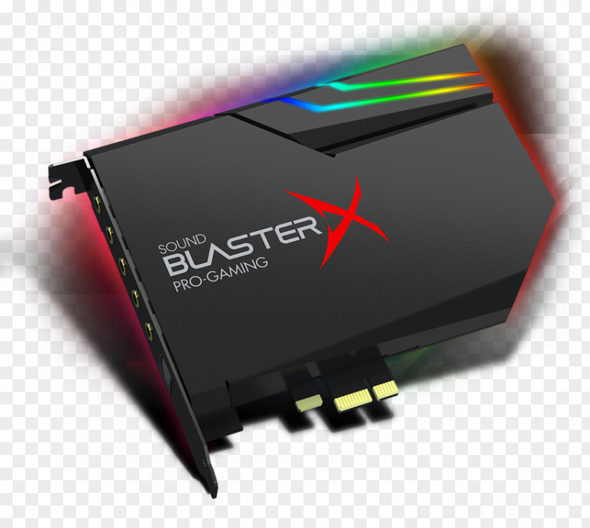 Headphones Sound Blaster X-Fi Cards & Audio Adapters Creative Technology BlasterX AE-5 PNG