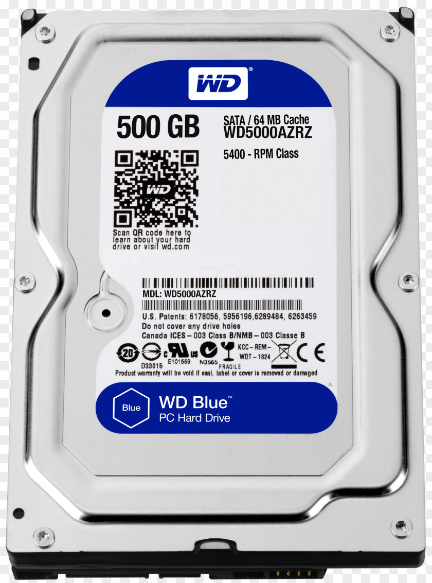 Laptop WD Blue Desktop HDD Hard Drives Serial ATA Western Digital PNG