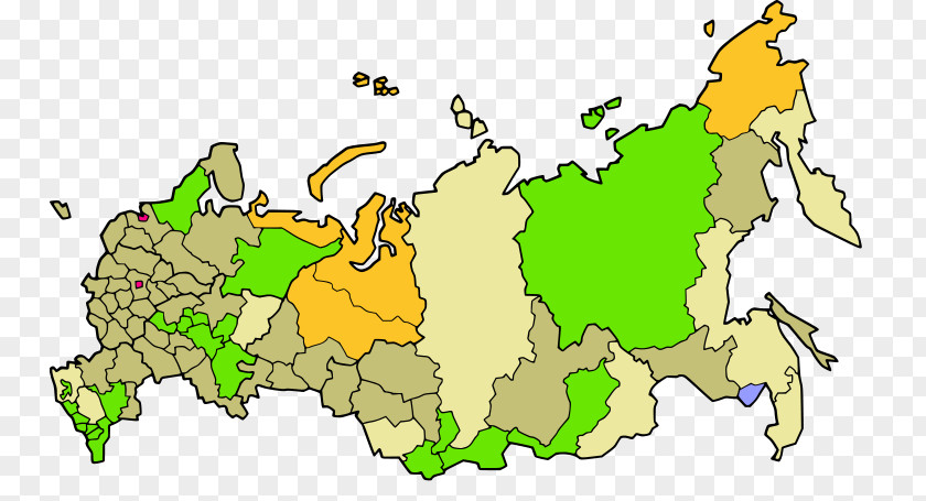 Map World Federal Subjects Of Russia Moscow United States America PNG