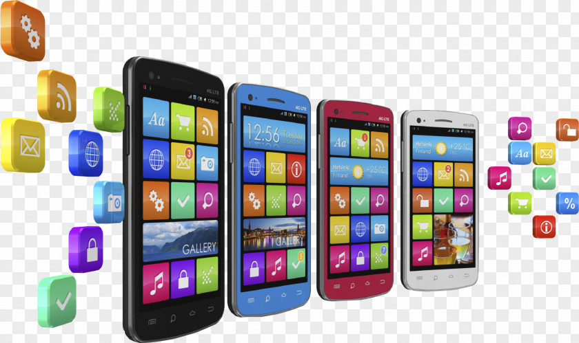 Mobile IPhone Web Development App PNG