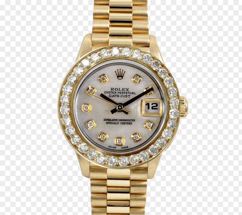 Rolex Datejust Watch Diamond Day-Date PNG