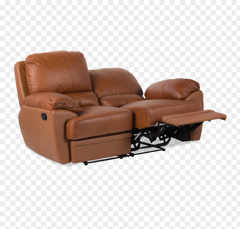 Veronica Recliner Leather Couch Fauteuil Loveseat PNG