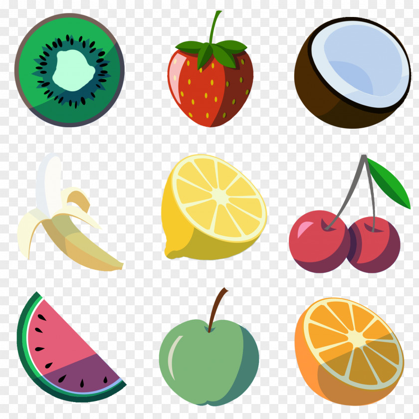 Watercolor Fruit Vegetarian Cuisine Food PNG