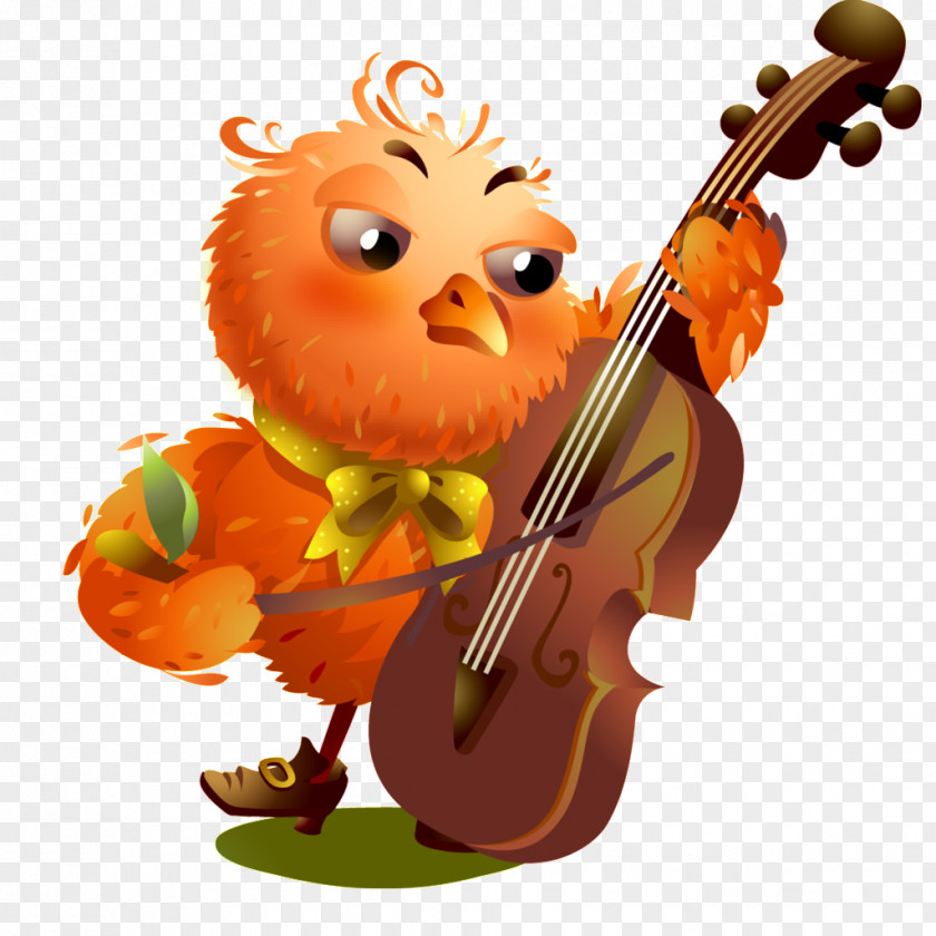 Bird Violin Royalty-free Clip Art PNG