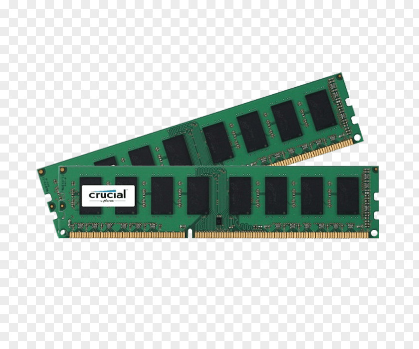 DDR3 SDRAM DIMM Crucial Registered Memory PNG