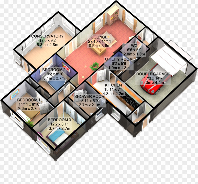 Design Floor Plan PNG