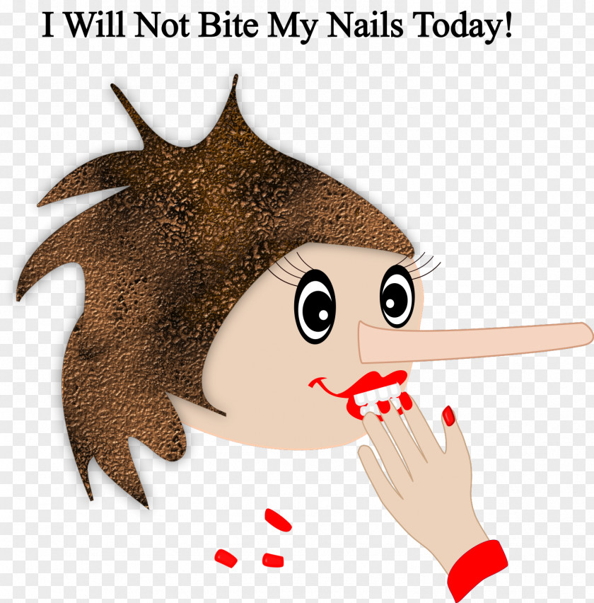 Nail Biting Humour Beauty Parlour Polish PNG