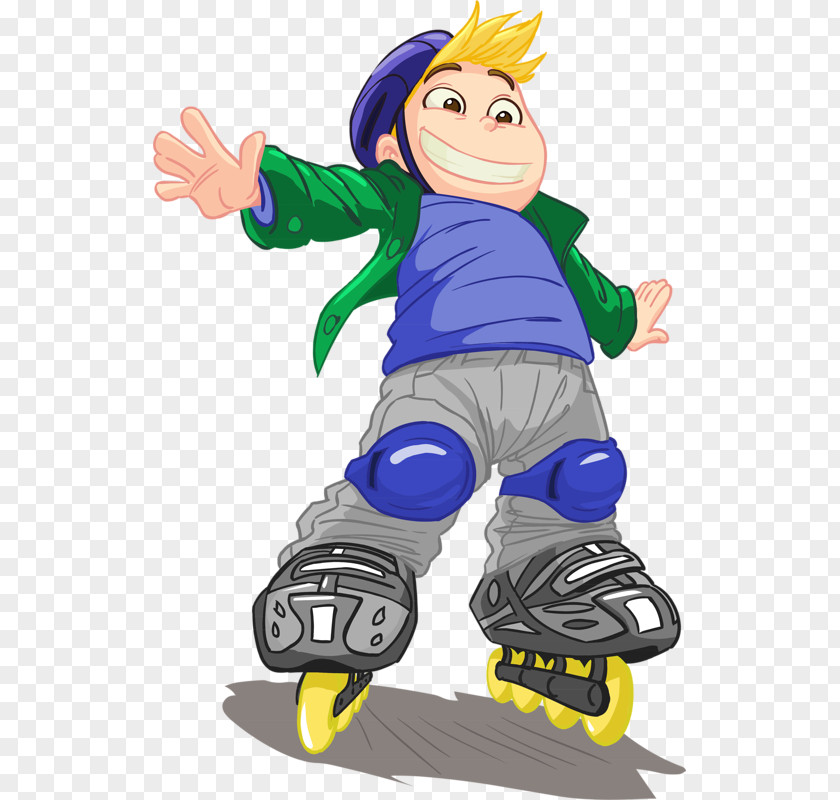 Skating Boy Roller Skates Ice Skateboarding PNG