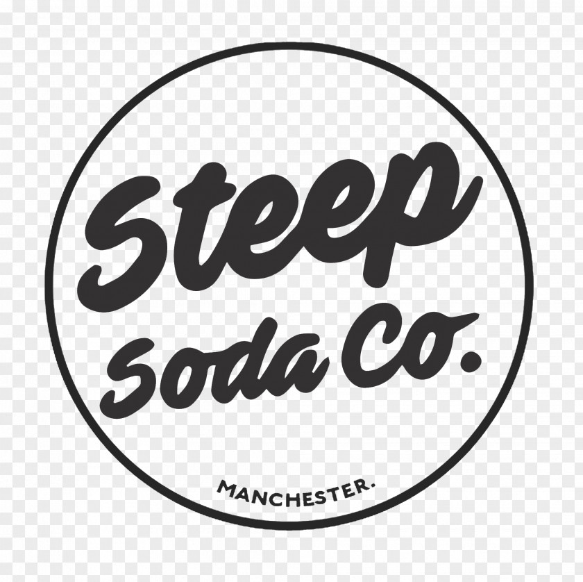 Soda Pop Steep Co. Fizzy Drinks Logo Brand Font PNG