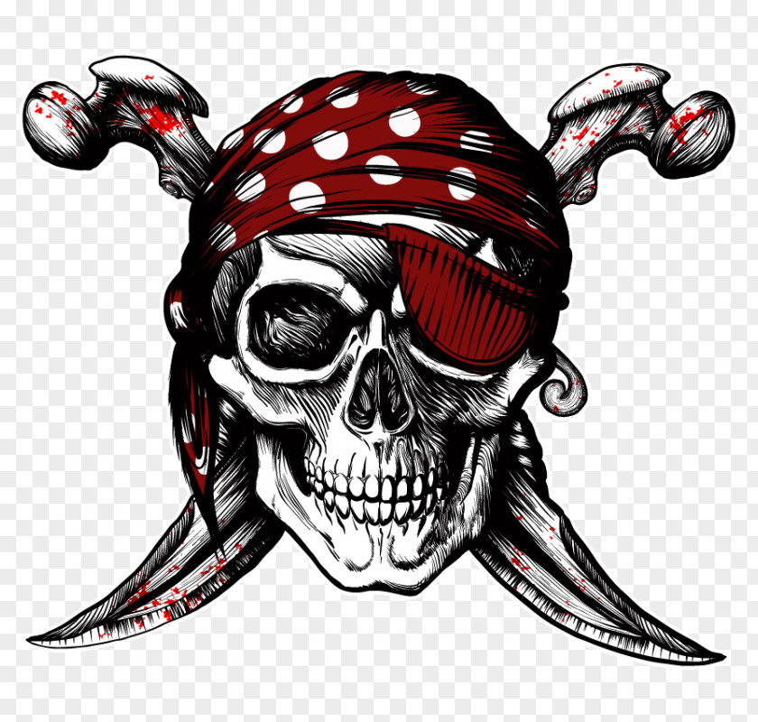 STICKERS Jolly Roger Tattoo Piracy Human Skull Symbolism PNG