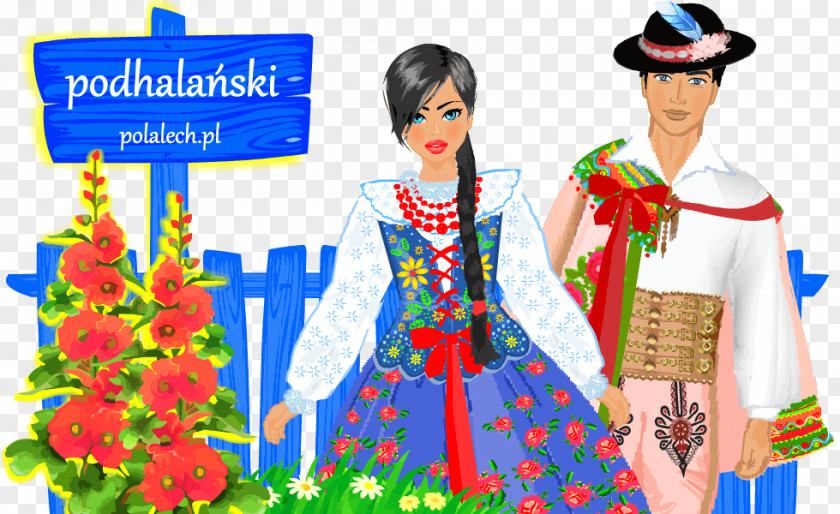 Cucha Folk Costumes Of Podhale National Poland Gorals PNG
