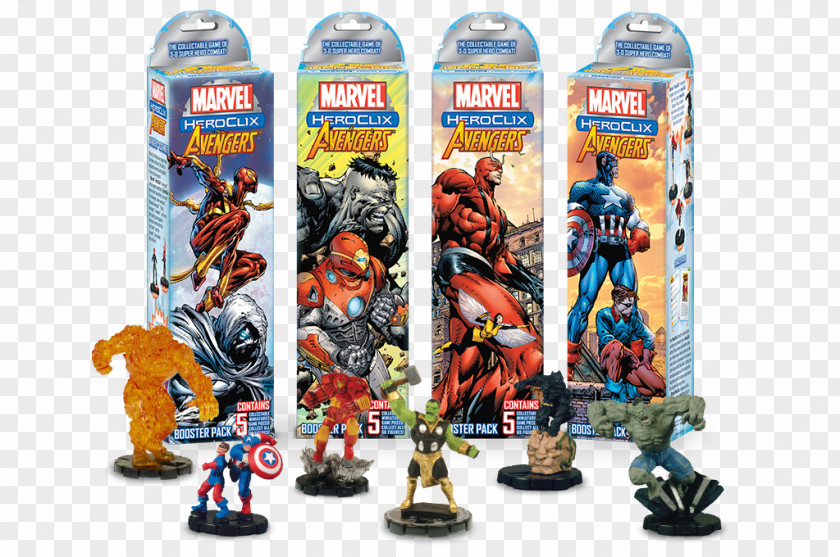 Dishonored Figure Marvel Heroclix Avengers Booster Action & Toy Figures Comics The PNG