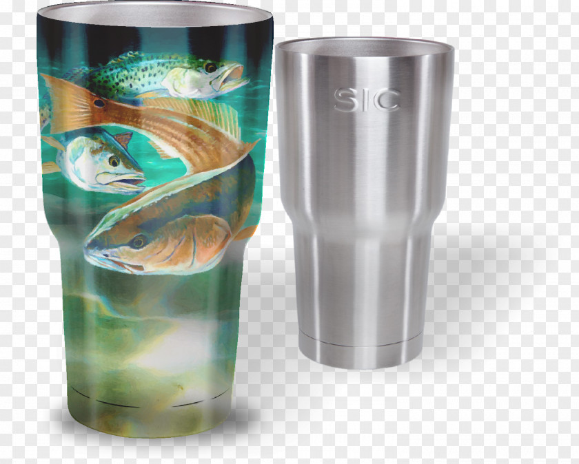 Fish Pattern Highball Glass Wire Cup Electronic Circuit PNG