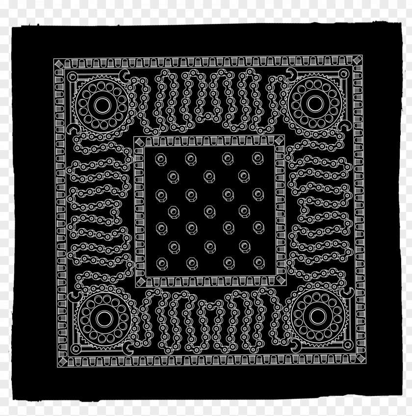 Man Paisley Fashion Cotton Scarf Head PNG