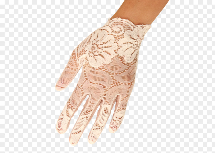 Nancy Cotton Glove Lace Finger Cornelia James Cuff PNG