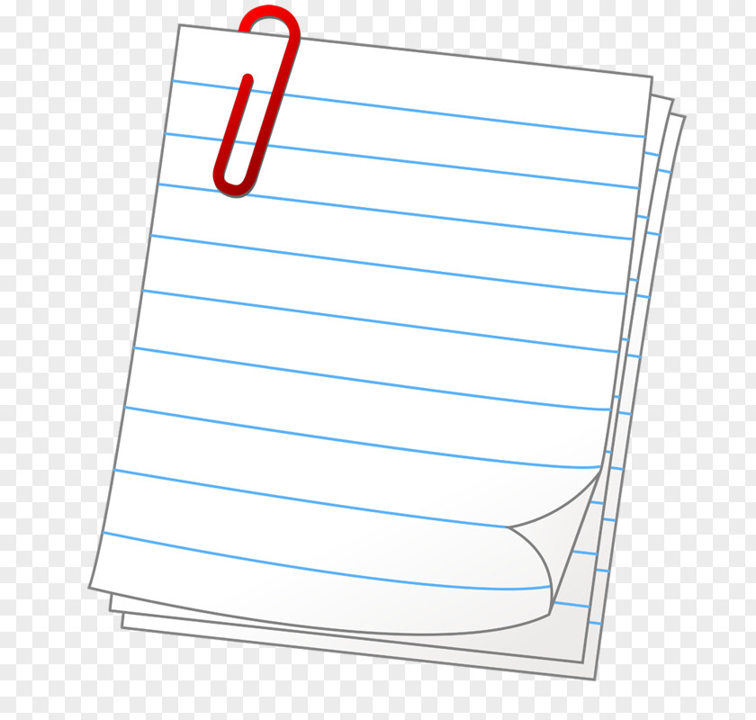 Notebook Paper Clip Art Drawing PNG