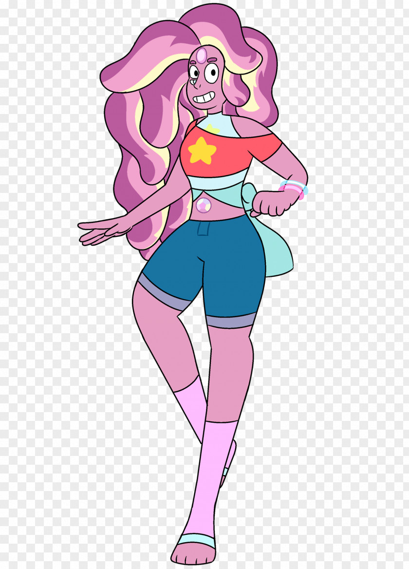 Stevonnie Pearl Rutilated Quartz Smoky PNG