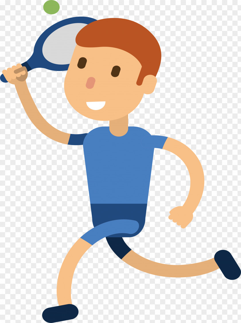 Tennis Man Design Badminton Clip Art PNG