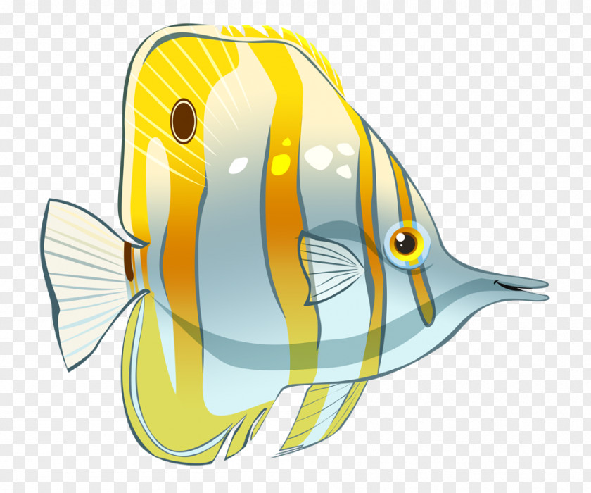 Cartoon Butterfly Image Fourspot Butterflyfish Drawing Clip Art PNG