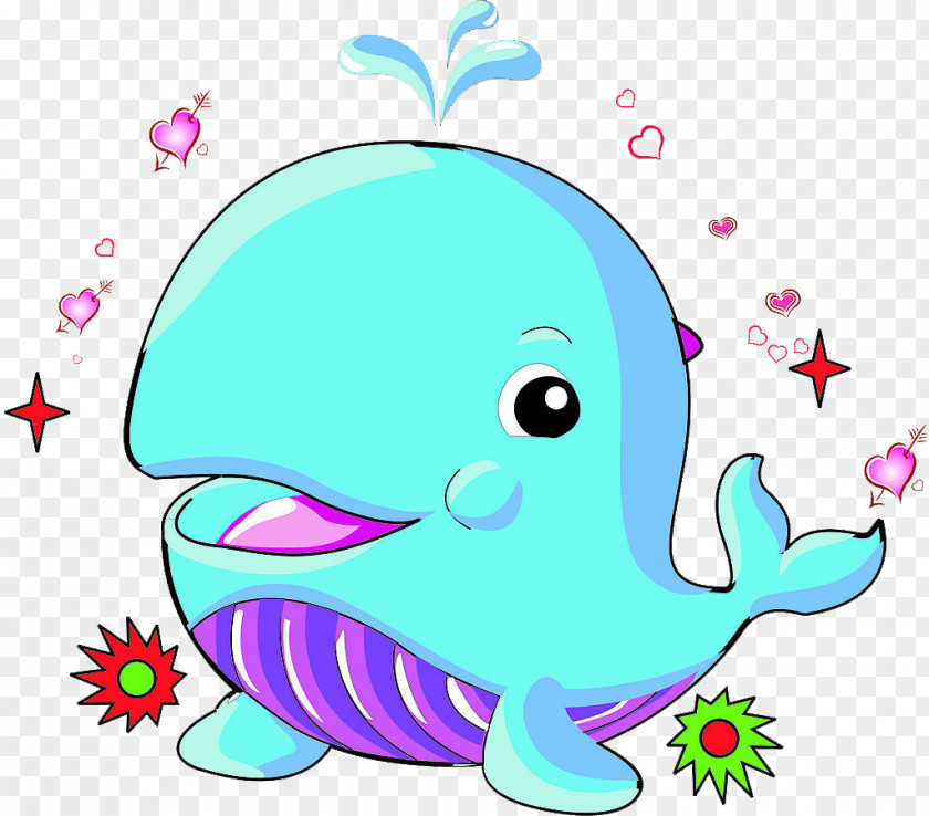 Creative Cute Cartoon Fish Enumerated Type Clip Art PNG