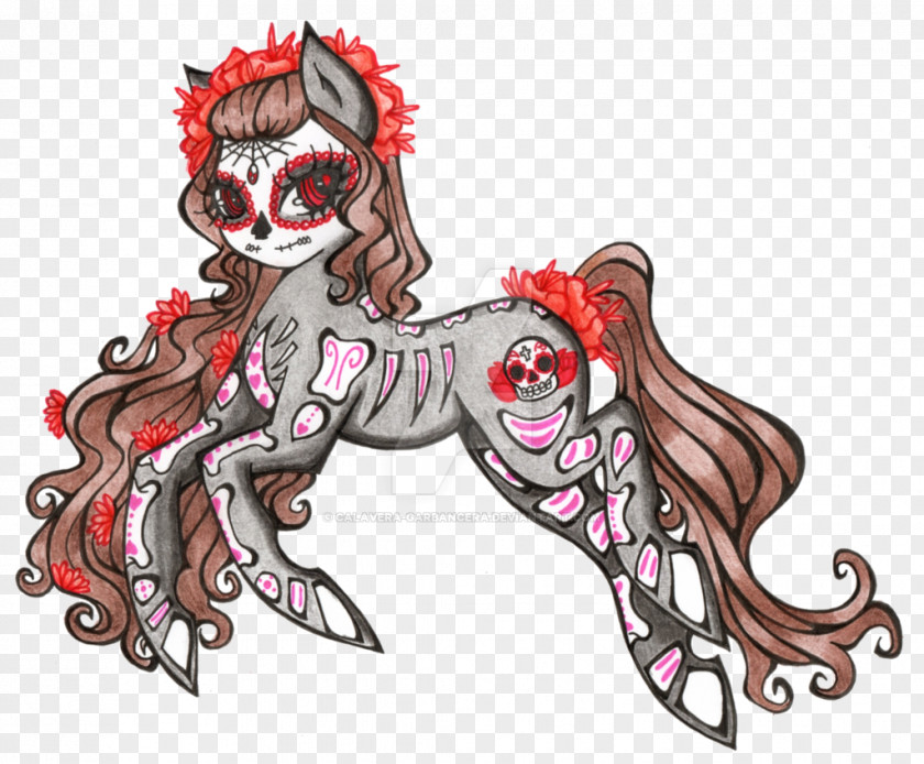 Dia De Los Muertos Horse Demon Cartoon Carnivora PNG