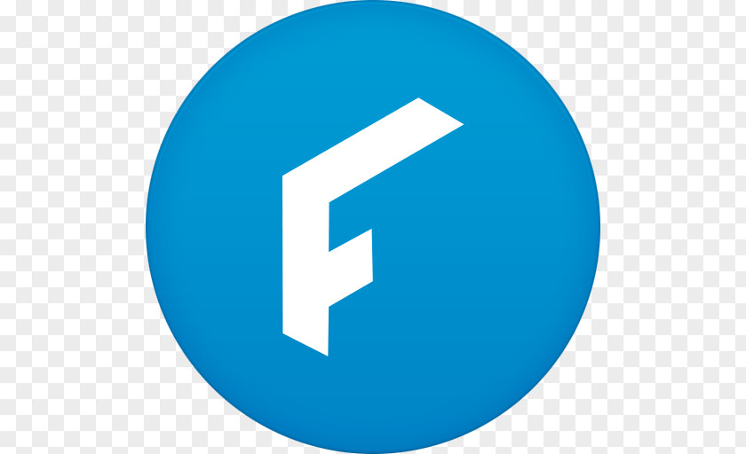 Flipster Blue Text Symbol Trademark PNG